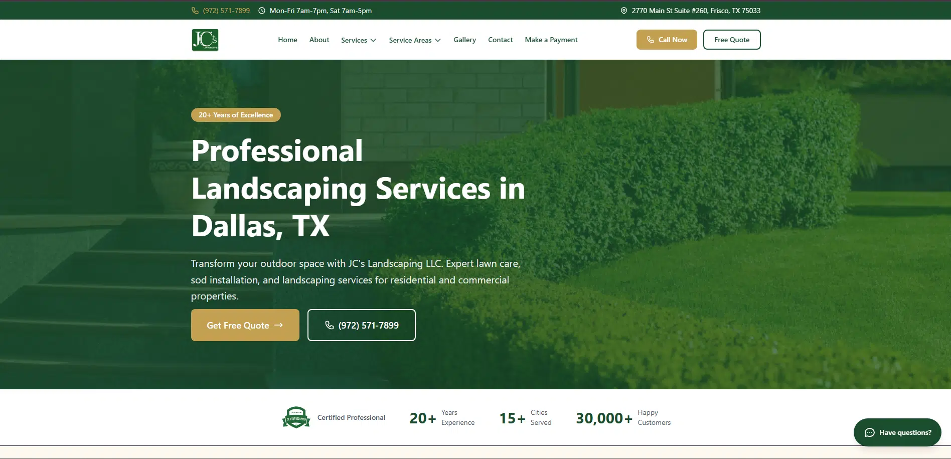JC Landscaping LLC